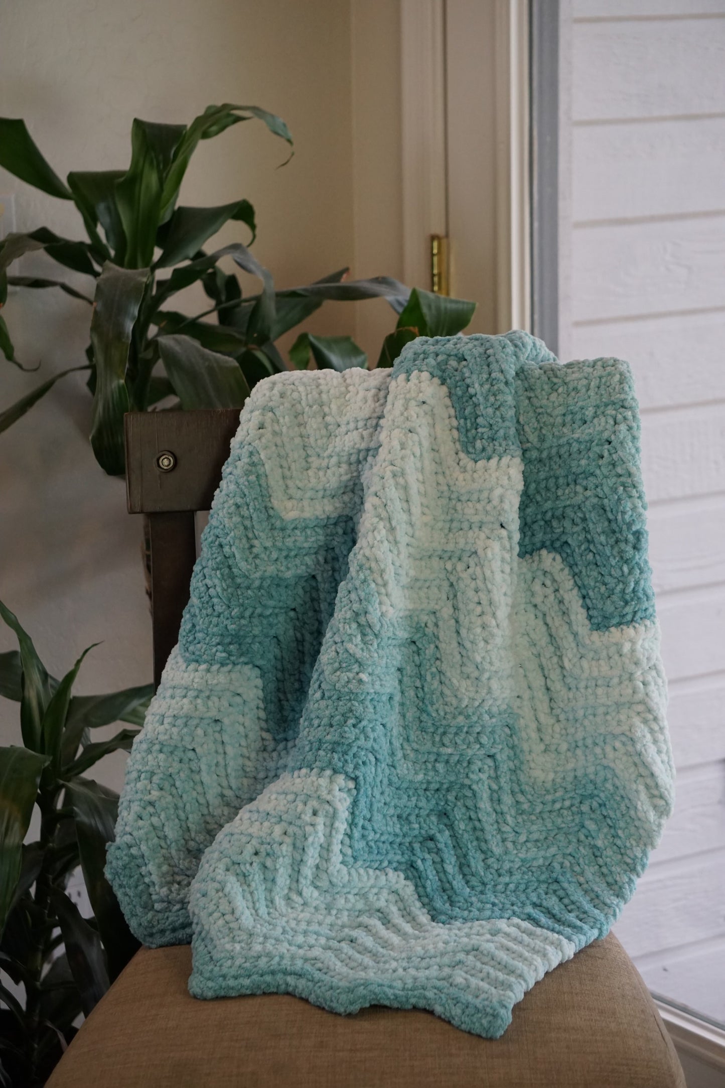 Baby Blanket (Chevron)